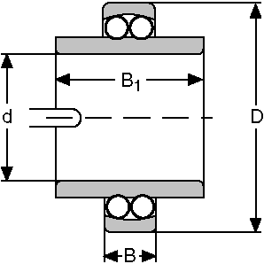 Подшипник 11206 CONSOLIDATED BEARING
