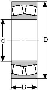 Подшипник 22308 CONSOLIDATED BEARING