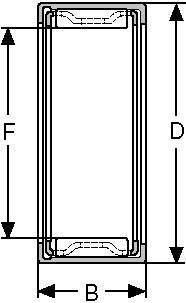 Подшипник HK-3012 CONSOLIDATED BEARING