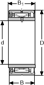 Подшипник NA-4901-RS CONSOLIDATED BEARING