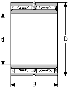 Подшипник NAO-25X42X32 CONSOLIDATED BEARING