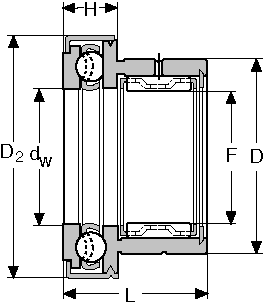 Подшипник NKX-35-Z CONSOLIDATED BEARING