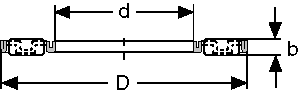 Подшипник AXK-1528 CONSOLIDATED BEARING