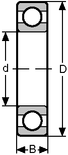 Подшипники серии 6312 6312-TP/5 CONSOLIDATED BEARING