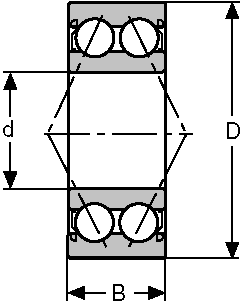 Подшипник 5205-ZZ CONSOLIDATED BEARING