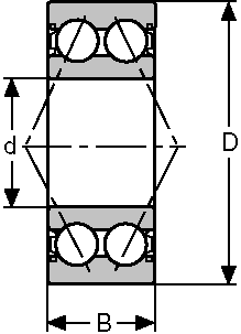 Подшипник 5203-2RS CONSOLIDATED BEARING