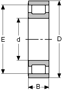 Подшипник N-303 CONSOLIDATED BEARING