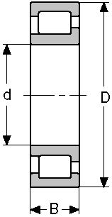 Подшипник NJ-409 CONSOLIDATED BEARING