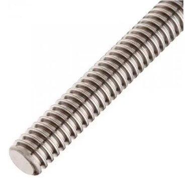 Винт с трапецеидальной резьбой и гайкой KUE (C45-1.0503) Tr 20x 4 Right 1000 Conti