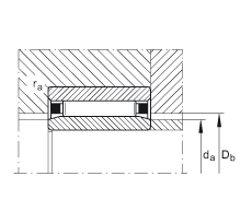 Подшипник NAO25X40X17 INA