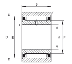 Подшипник NAO25X42X16-IS1 INA