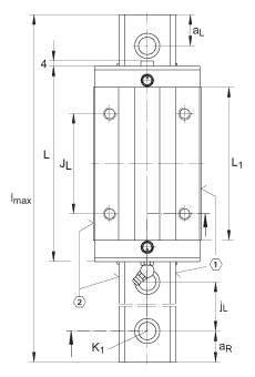 Подшипник KUSE55-H INA