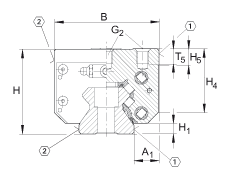 Подшипник RWU25-D-H-FE INA