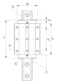 Подшипник RWU100-E-L INA