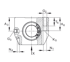 Подшипник KGNS40-C-PP-AS INA