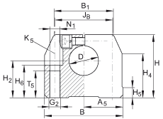 Подшипник GWH10 INA