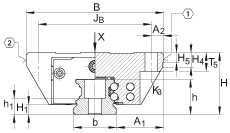 Подшипник KWVE20-B-EC INA