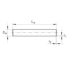 Подшипник NRB2X6.3-G2 INA