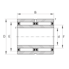 Подшипник NAO25X42X32-ZW-ASR1 INA