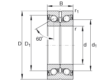 Подшипник ZKLN60110-2Z INA