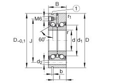 Подшипник ZKLF3590-2RS-PE INA