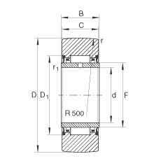 Подшипник NA2200-2RSR INA