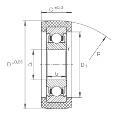 Подшипник KLRU12X47X20-2Z INA