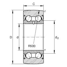Подшипник LR50/8-2RSR INA