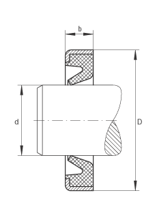 Подшипник GR6X10X2 INA