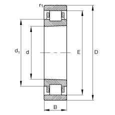 Подшипник N1952-K-M1-SP FAG