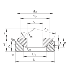 Подшипник GE200-AX INA