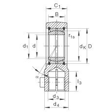 Подшипник GIHRK50-DO INA