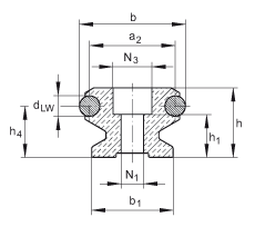 Подшипник LFS32-E INA