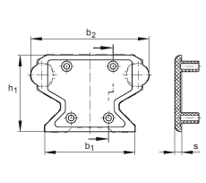 Подшипник KA.LFS32-C INA