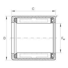 Подшипник HF2520 INA