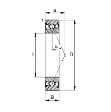 Подшипник HSS7007-E-T-P4S FAG