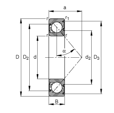 Подшипник 7204-B-2RS-TVP FAG