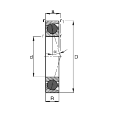 Подшипник HCB7011-C-T-P4S FAG