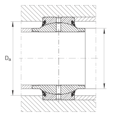 Подшипник GE60-HO-2RS INA