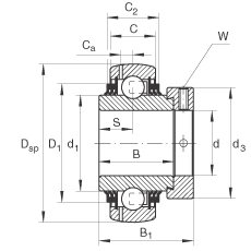 Подшипник GE50-KTT-B INA