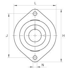 Подшипник FLCTE30 INA