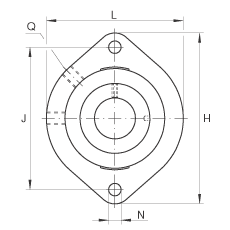 Подшипник GLCTE25 INA