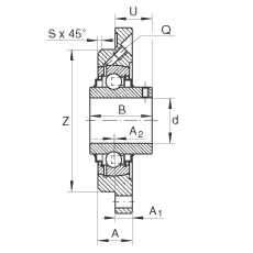 Подшипник RMEY30-N INA