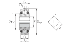 Подшипник GVK100-208-KTT-B-AS2/V INA