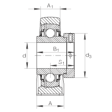 Подшипник LASE35-N INA