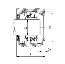 Подшипник SNV160-L-222S.303-DH518 FAG