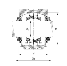 Подшипник SNV160-L-222S.303-TCV518X303 FAG