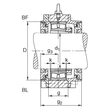 Подшипник BND2276-H-W-T-BL-S FAG