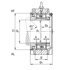 Подшипник BND2260-H-C-Y-AL-S FAG