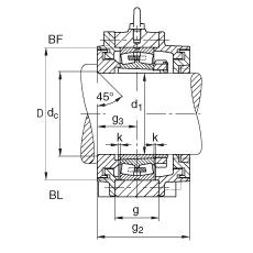 Подшипник BND2260-H-C-Y-BF-S FAG